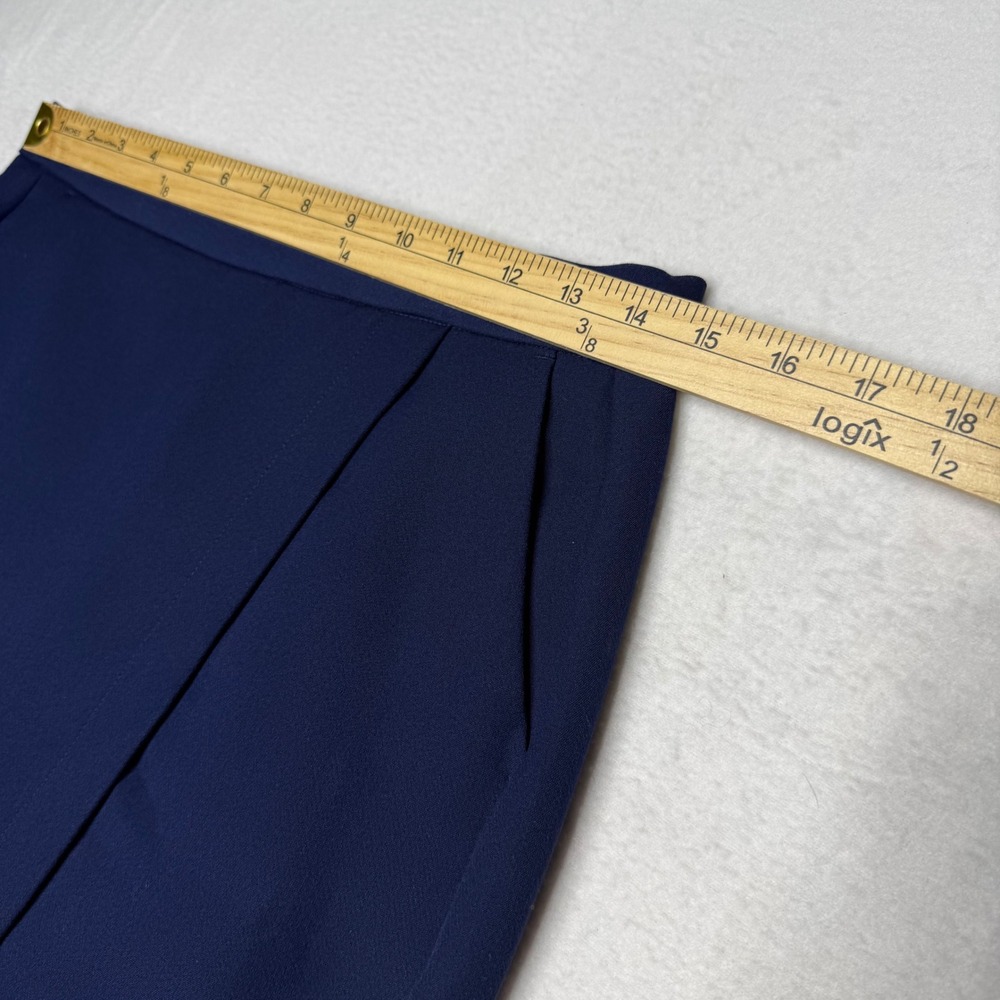 Banana Republic Navy Blue Pencil Skirt Classic Business Casual Size 4 NWT - Picture 5 of 7